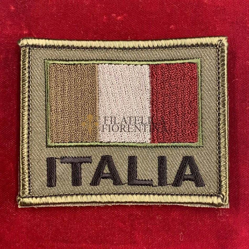 Distintivo Italia - Mod. di dimensioni ridotte (con velcro)