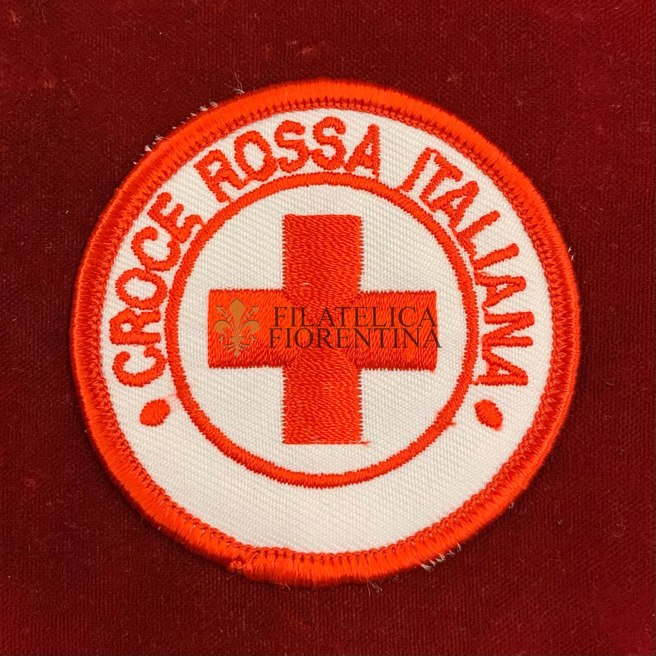 Distintivo Corpo Militare della Croce Rossa Italiana - mod. in dimensioni ridotte ø 6 cm