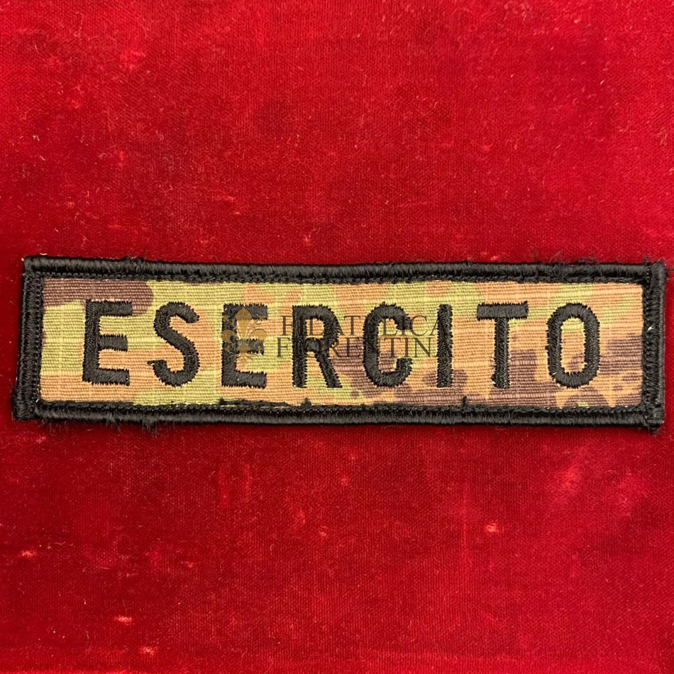Scritta da petto ESERCITO - mimetico "vegetato" su velcro