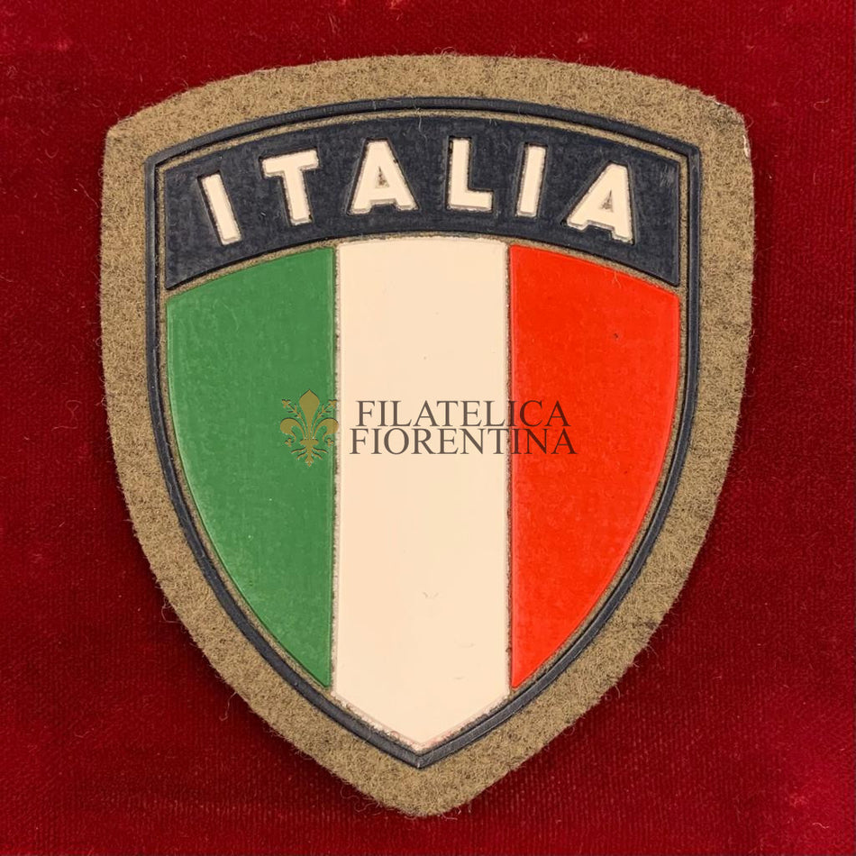 Distintivo da spalla per le Truppe Italiane all'estero - su grigio verde
