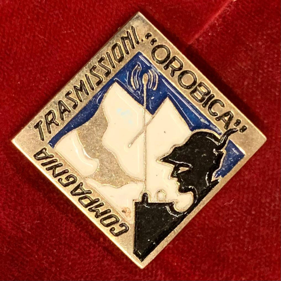 Compagnia trasmissioni "OROBICA" 1953/1975. Non marcato.