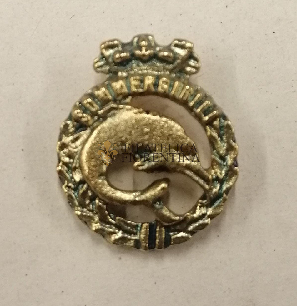 Distintivo da "Sommergibili"  (Modello pulce) - Marina Militare