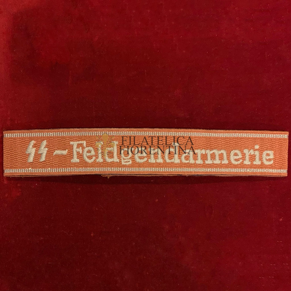 Divisione Feldgendarmerie - da Truppa - su fondo rosso/arancio