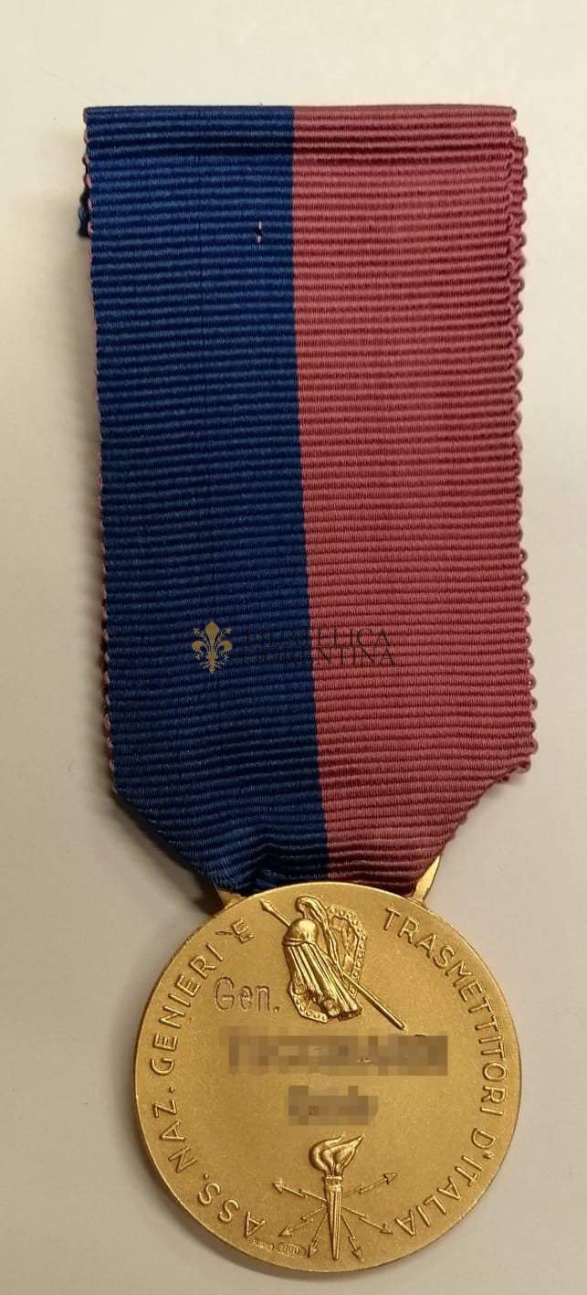 Medaglia "Associazione Nazionale Genieri e Trasmettitori d'Italia" Nominativa