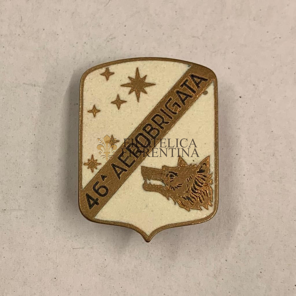 Distintivo della 46^ Aerobrigata - Marcato Stabilimenti Artistici Fiorentini