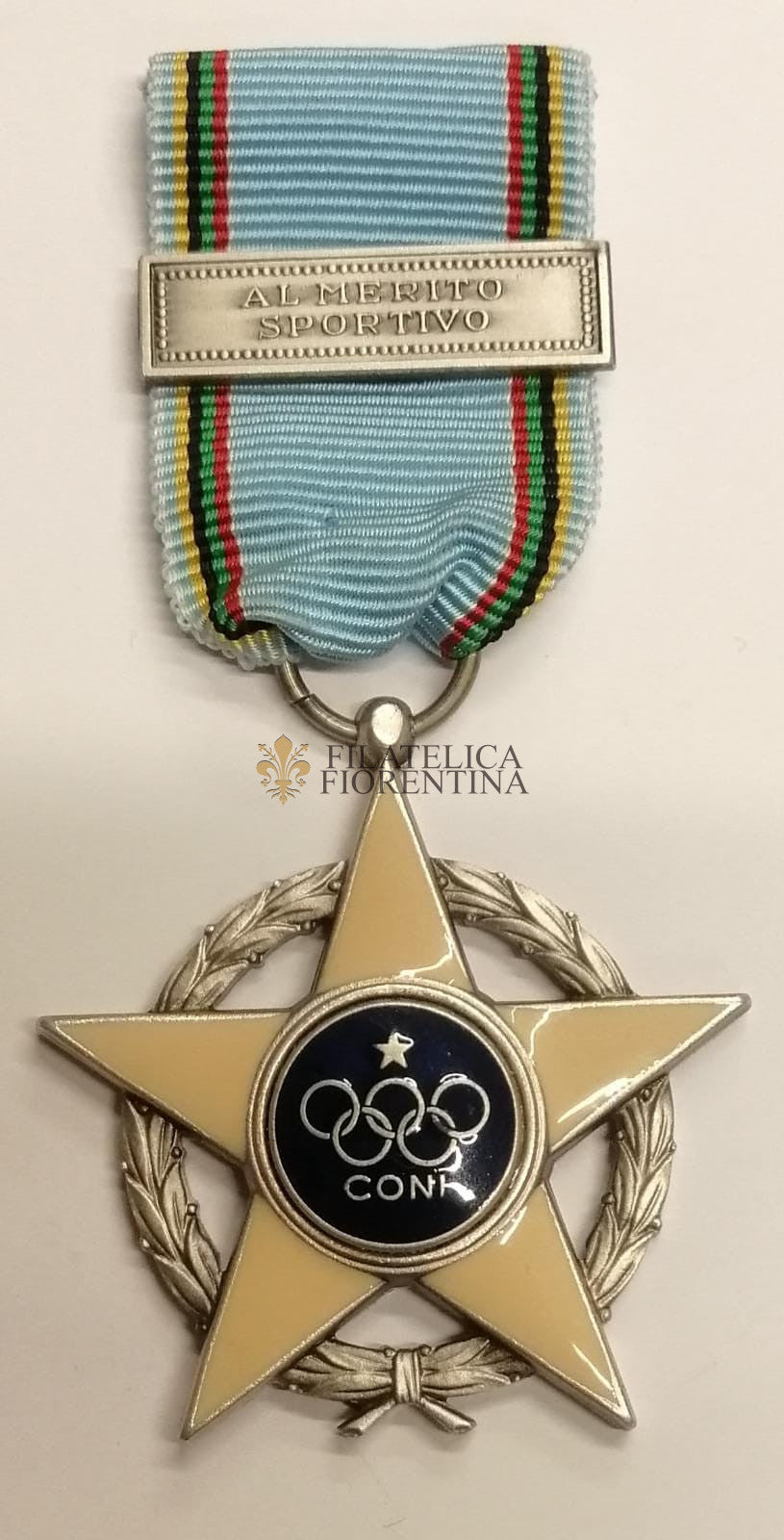 Medaglia CONI "Al Merito Sportivo" Argento 925/°°°