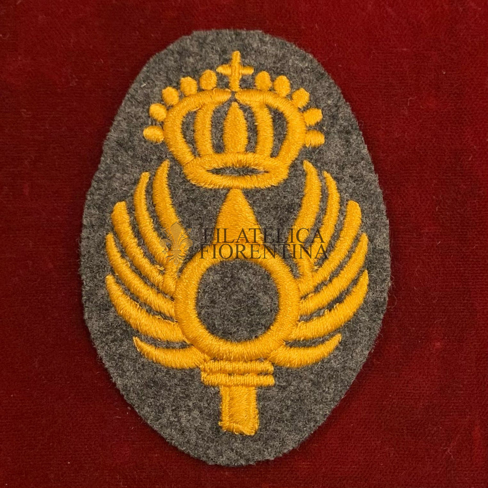 Fregio da Paracadutista - Regio Esercito (su fondo grigio)