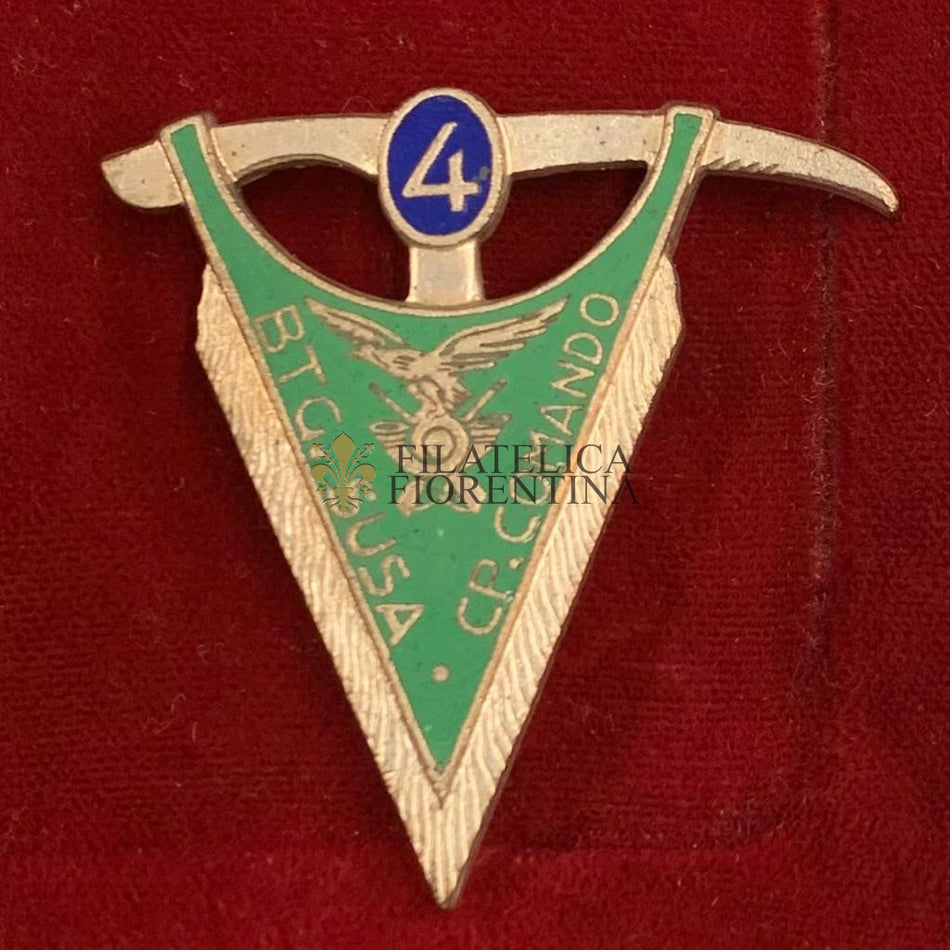 Compagnia Comando 4° Battaglione alpini "SUSA" 1945/73. Non marcato.