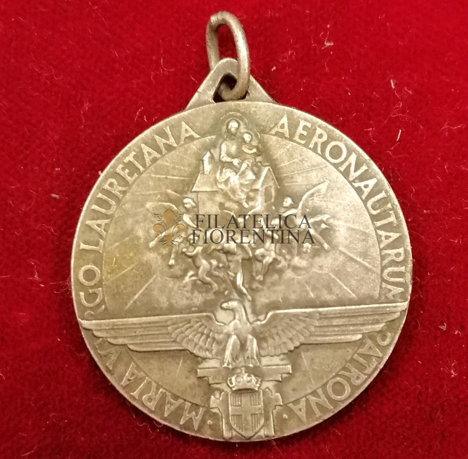 Medaglia della Regia Aviazione "Maria Virgo Lauretana" - DIO PROTEGGA LE ALI D'ITALIA
