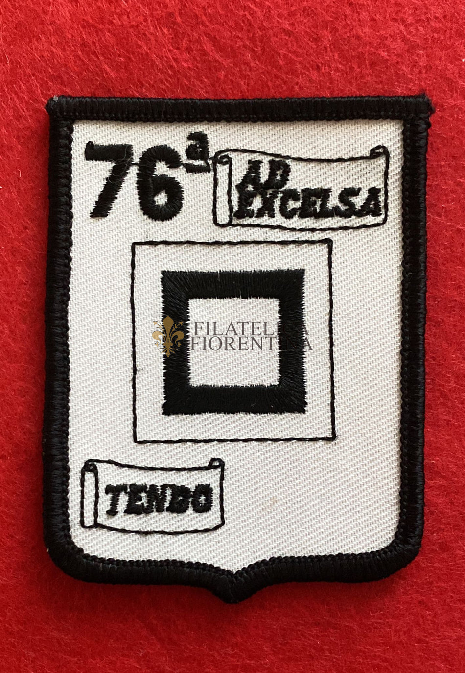 Distintivo della 76^ Compagnia AD EXCELSA TENDO