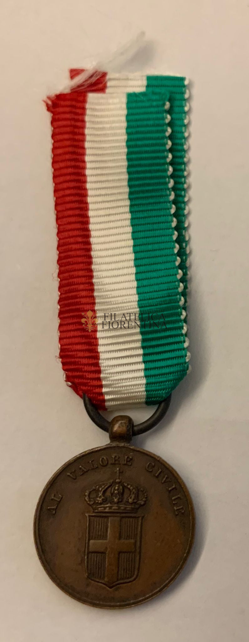 Medaglia al Valore Civile del Regno d'Italia / nastrino moderno