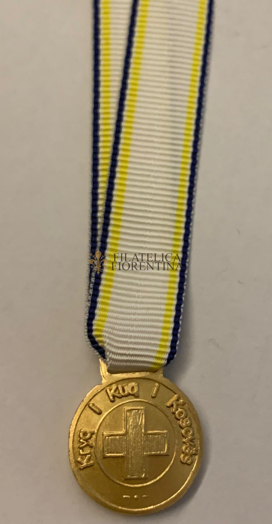 Medaglia CRI "Medalja per Merite" Kosovo -  Grado oro