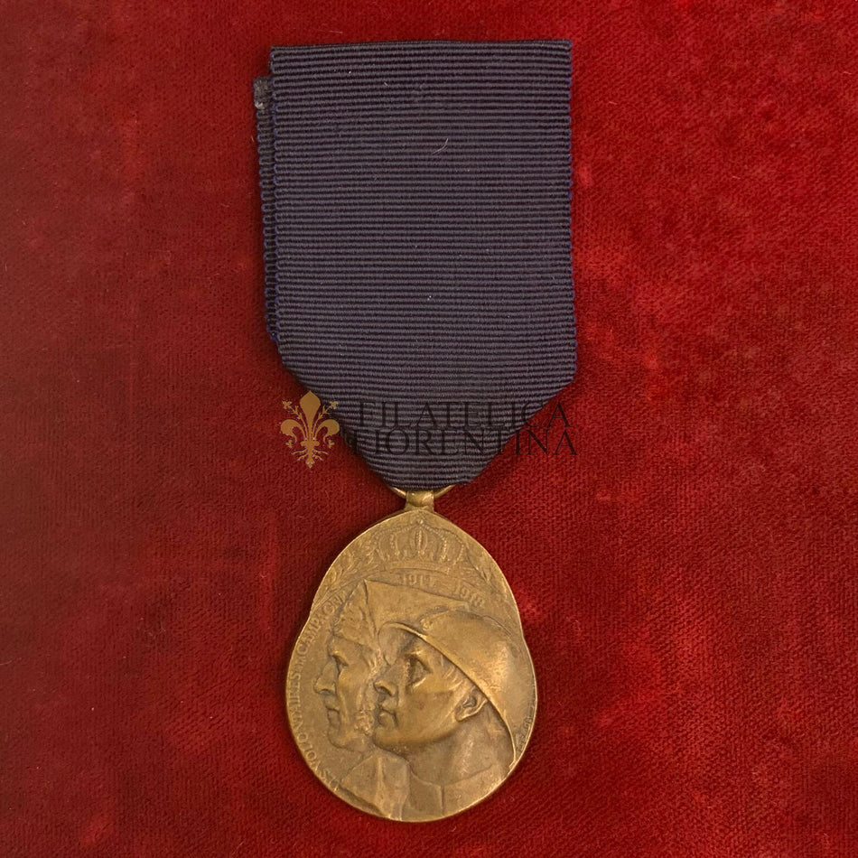 Medaglia del Combattente Volontario 1914-1918 - Belgio (con nastrino) - dim. ridotte