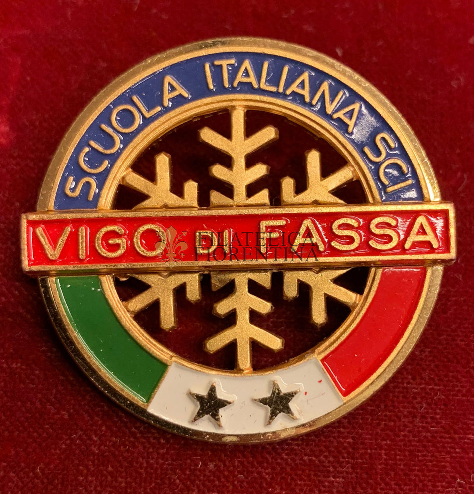 Distintivo della Montagna "Scuola Italiana Sci - Vigo di Fassa" Bertoni