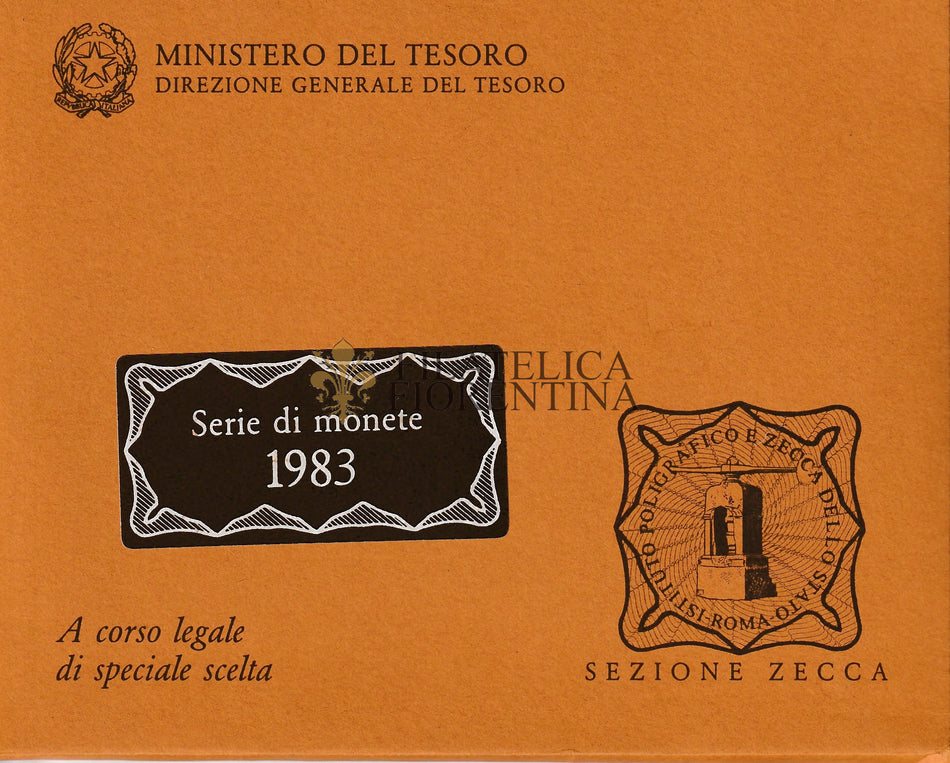 1983 - Confezione Zecca Italia - Tiratura 76.552