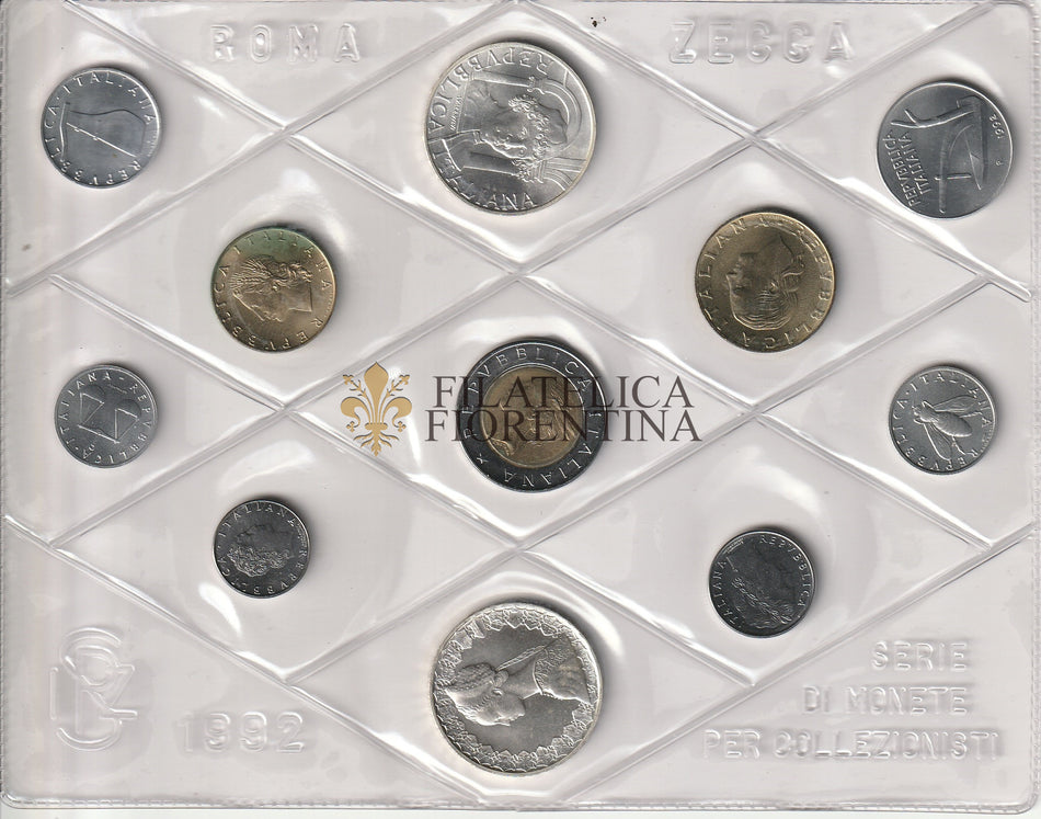 1992 - Confezione Zecca Italia - Tiratura 52.000