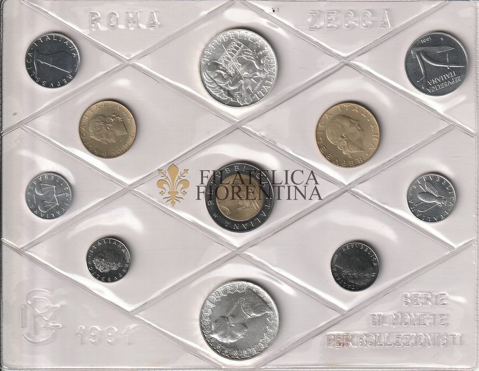1991 - Confezione Zecca Italia - Tiratura 54.000
