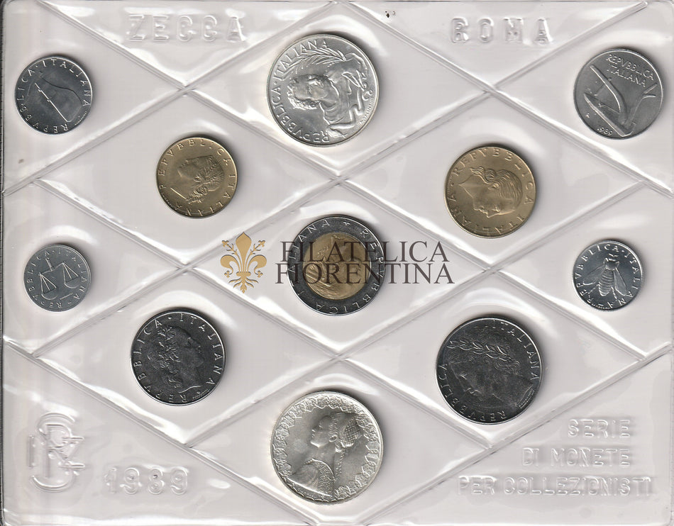 1989 - Confezione Zecca Italia - Tiratura 51.200
