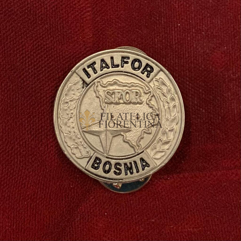 Brevetto ITALFOR BOSNIA "SFOR" (clip) Bosnia, Europa