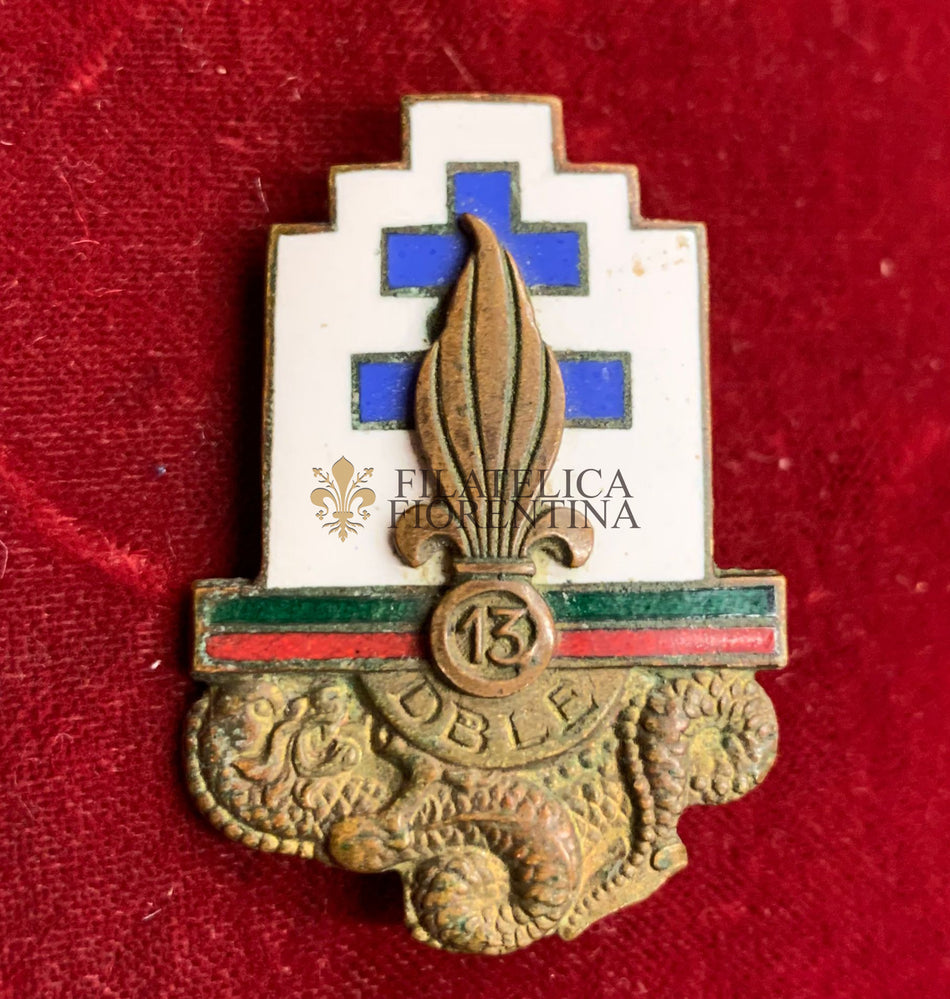 Distintivo della Legione in Indocina "13° D.B.L.E." - Drago Paris