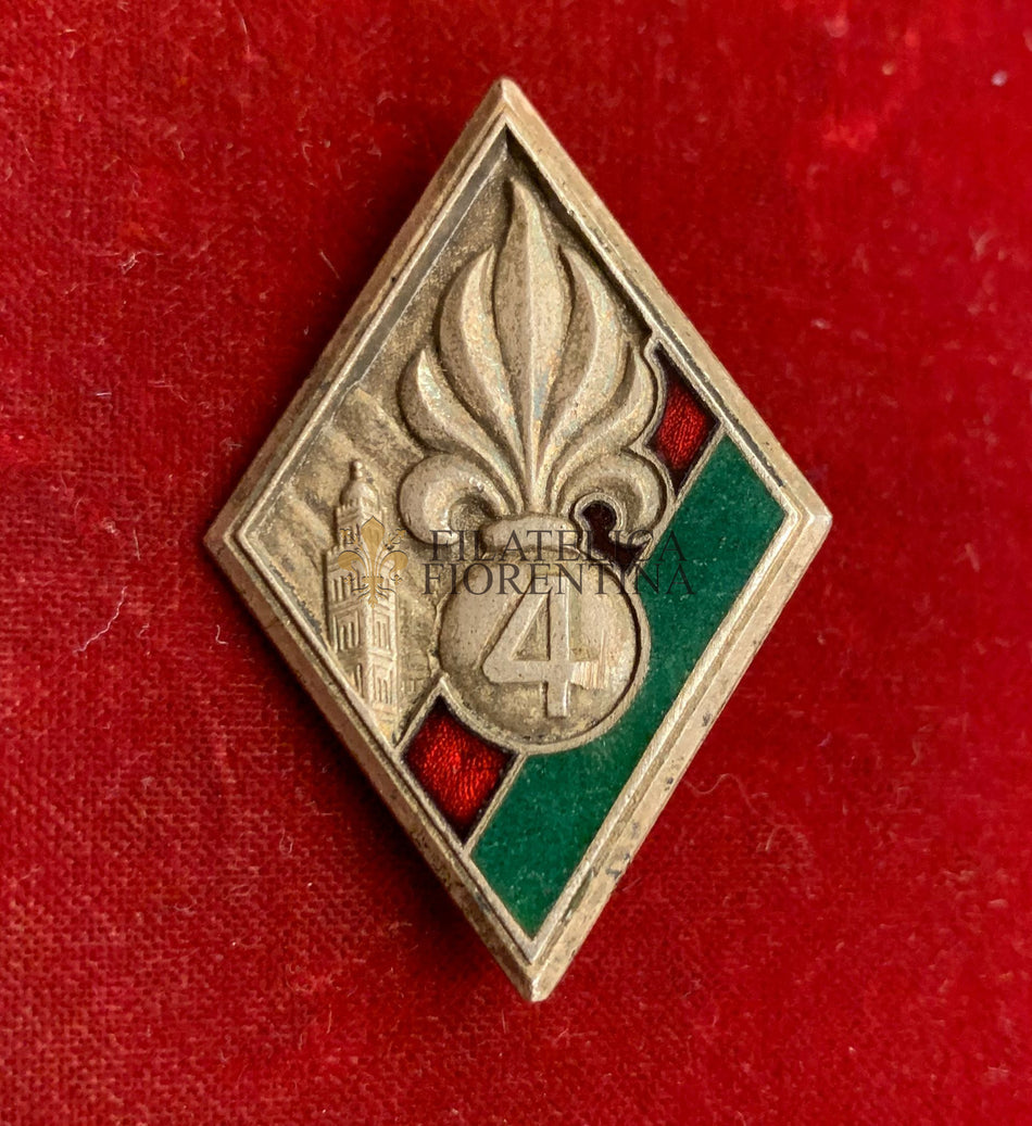 Distintivo della Legione Straniera "4^ Compagnia" - Drago Paris