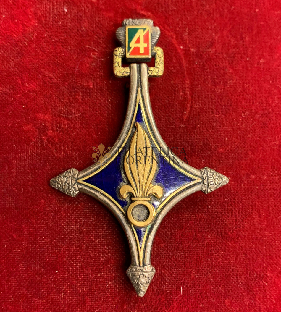 Distintivo della Legione Straniera "4°" - Drago Paris