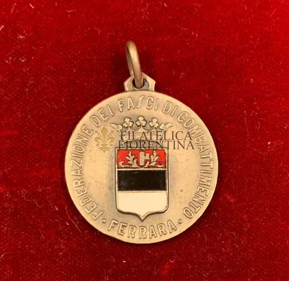 Medaglia del Ventennio "Federazione dei Fasci di Combattimento" Ferrara