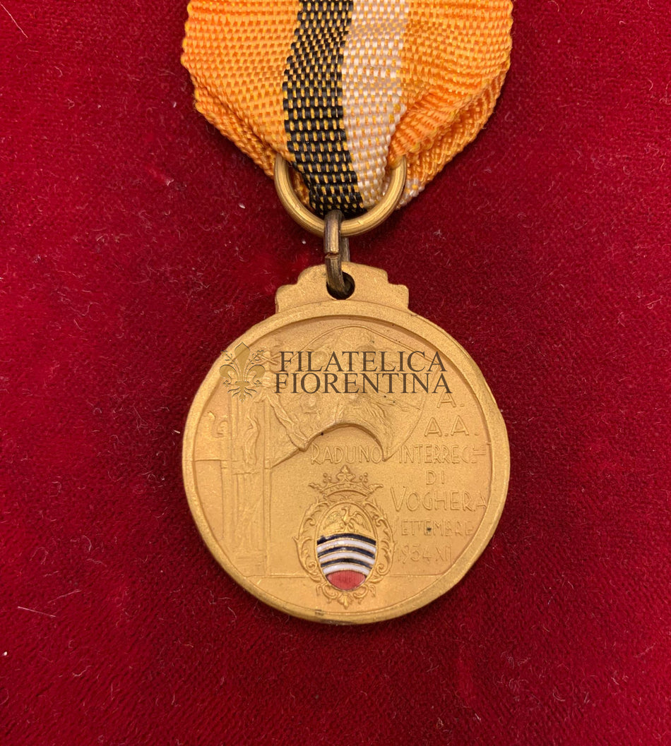 Medaglia Associazione Arma di Artiglieria "Raduno Interregionale di Voghera" Settembre 1934