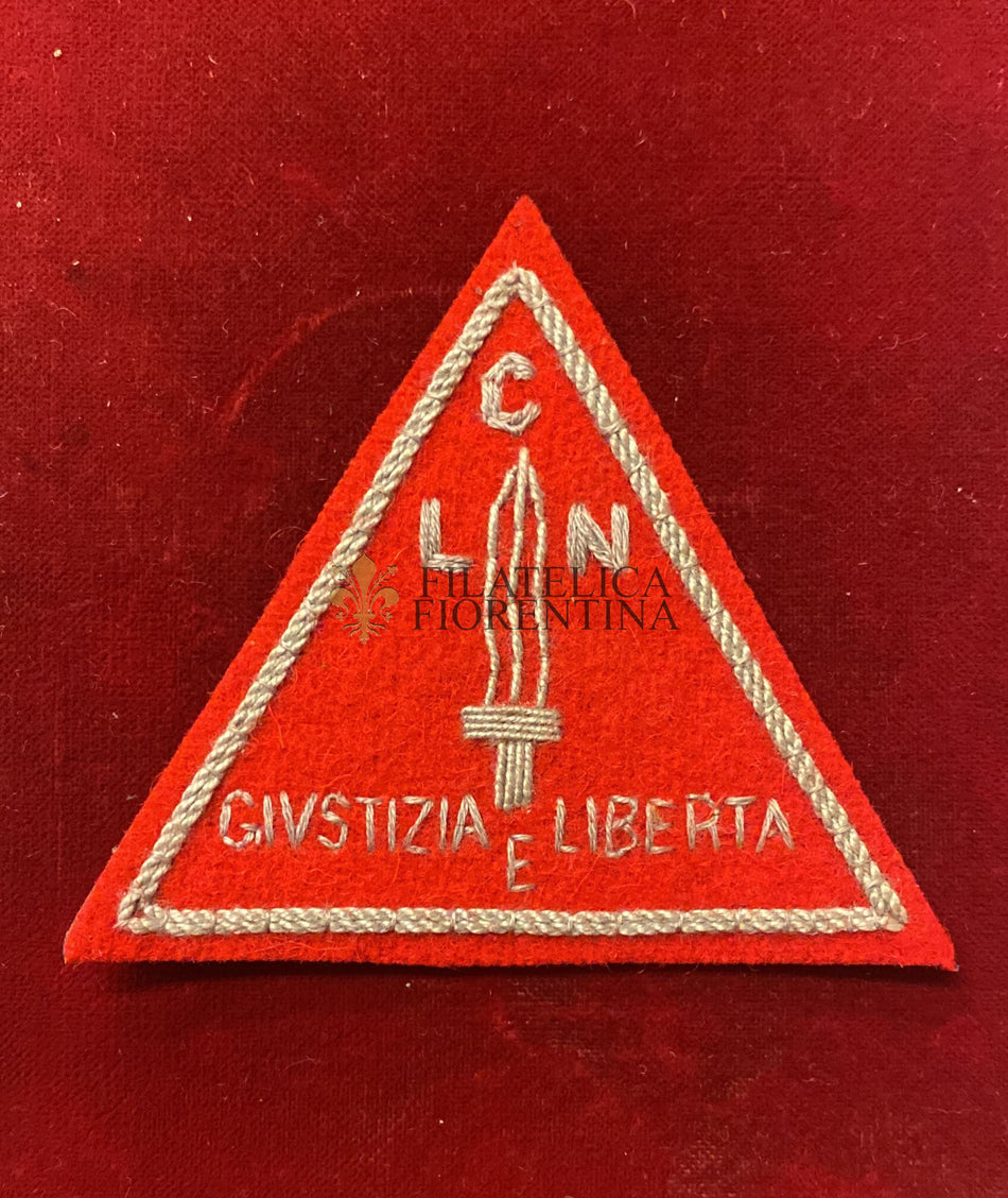 Distintivo del Comitato di Libertà Nazionale - " GIUSTIZIA E LIBERTA'