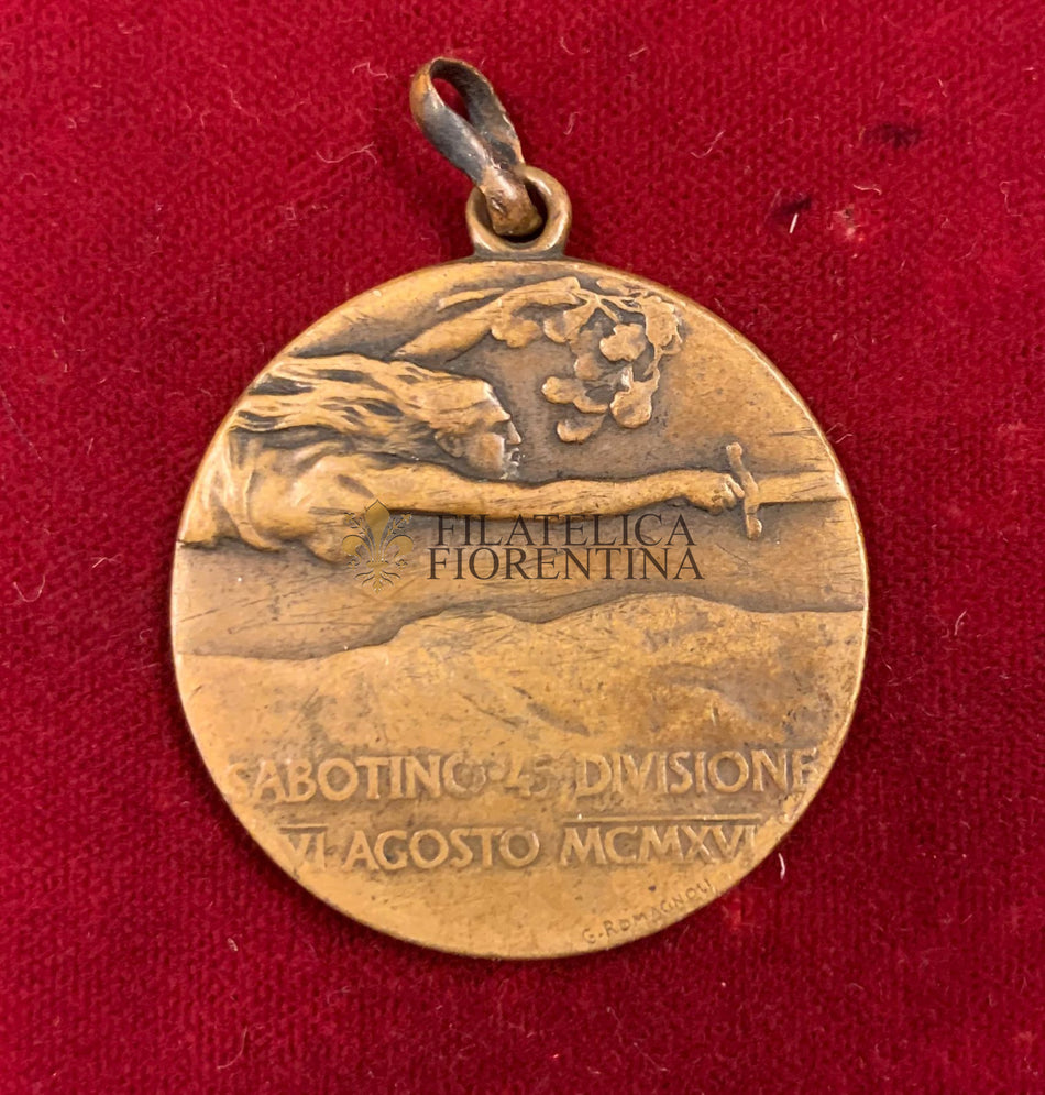 Medaglia in Bronzo Reggimentale - 45^ Divisione Sabotino