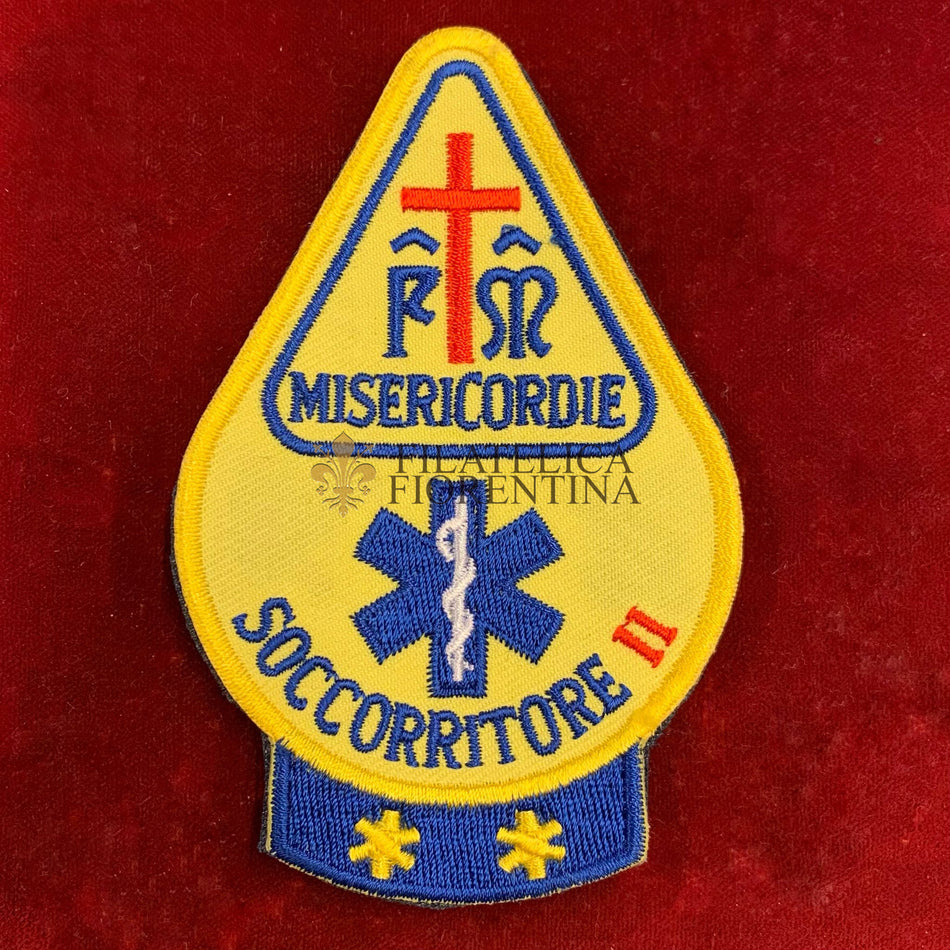 Patch "Fraternità delle Misericordie - Soccorritore II " - chiusura a strappo