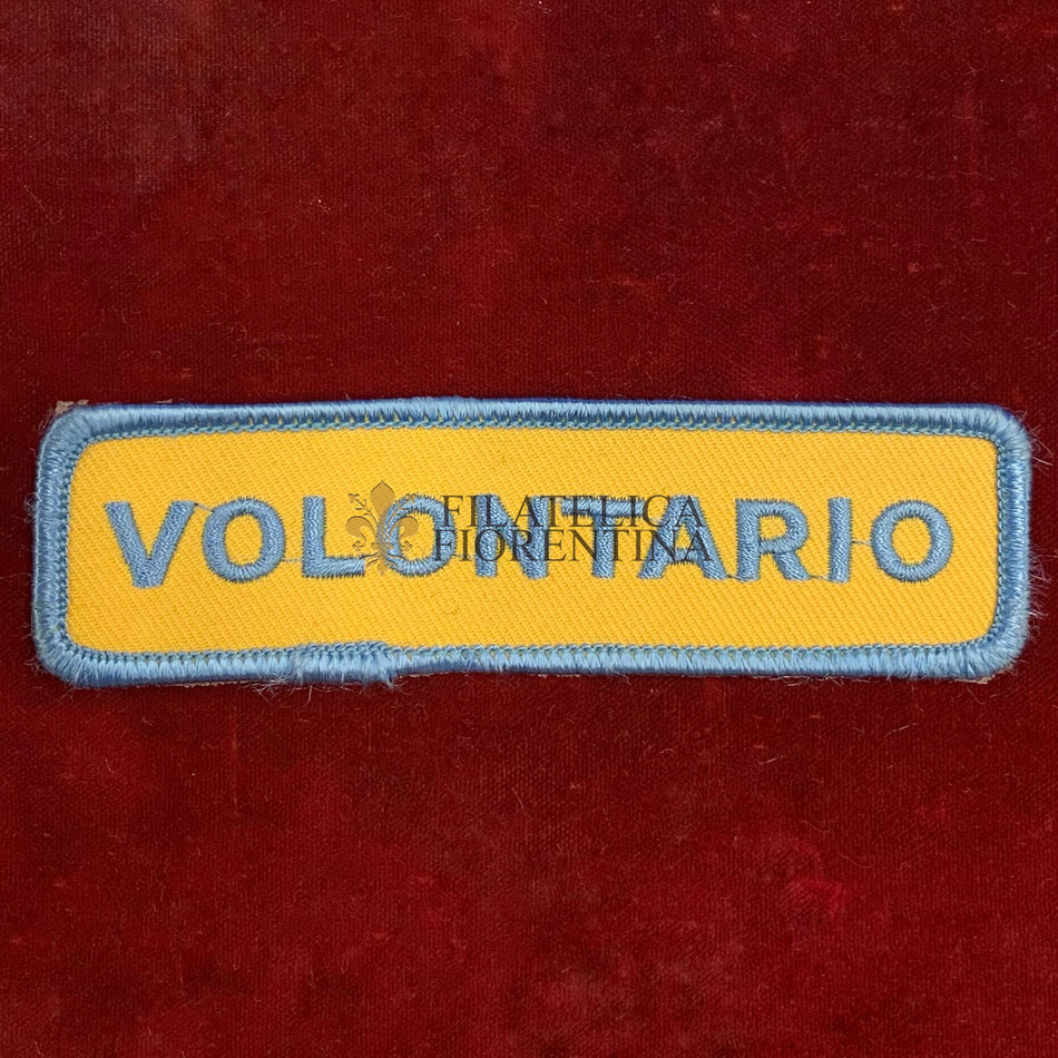 Patch con la scritta VOLONTARIO