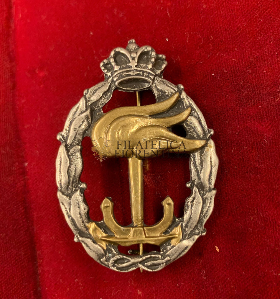 Brevetto di ricognizione marittima della RR.AA. - Grado oro