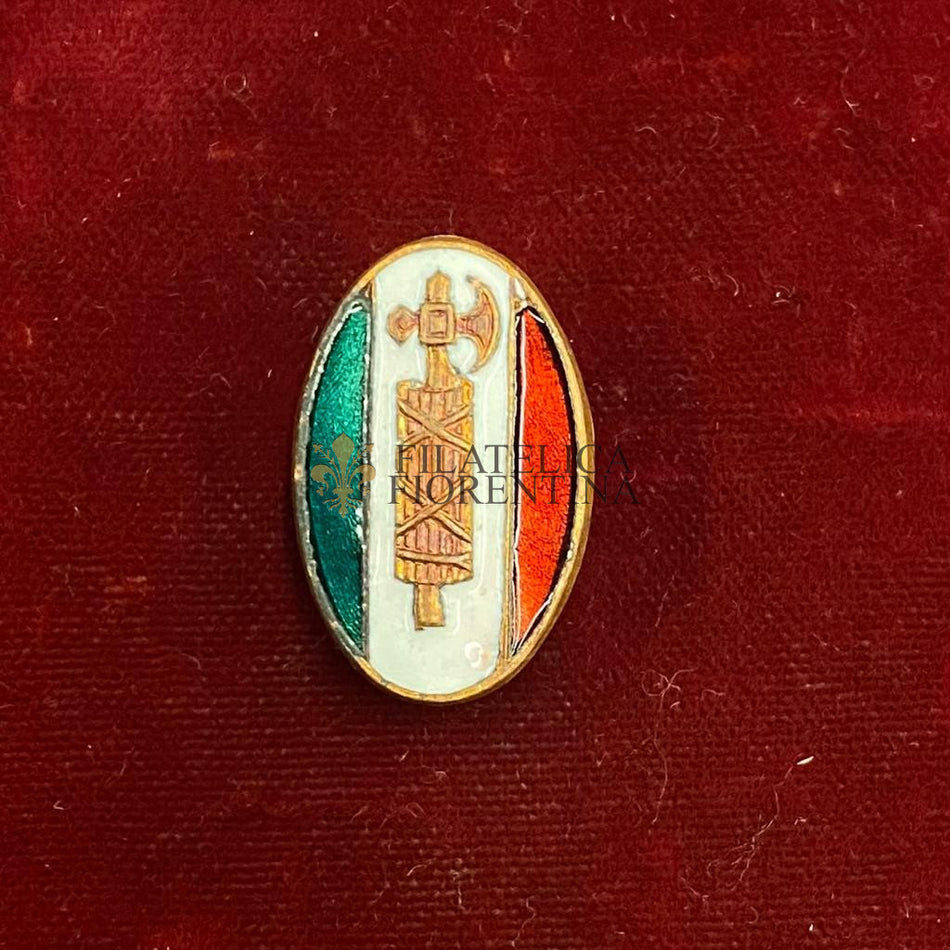 Distintivo da asola per gli iscritti al P.N.F. - Partito Nazionale Fascista