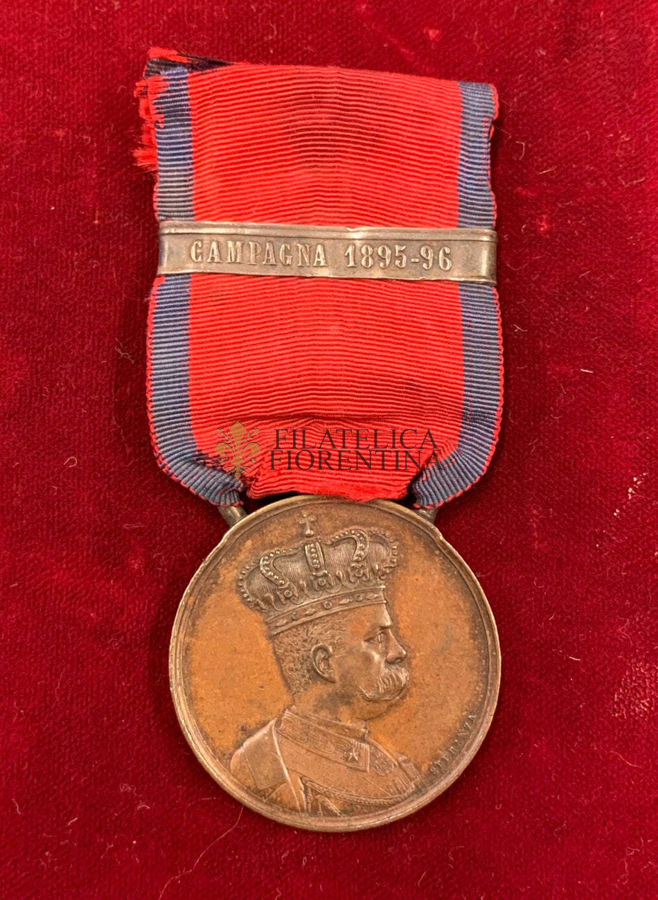 Campagna d'Africa con fascetta 1895-96 - Umberto I