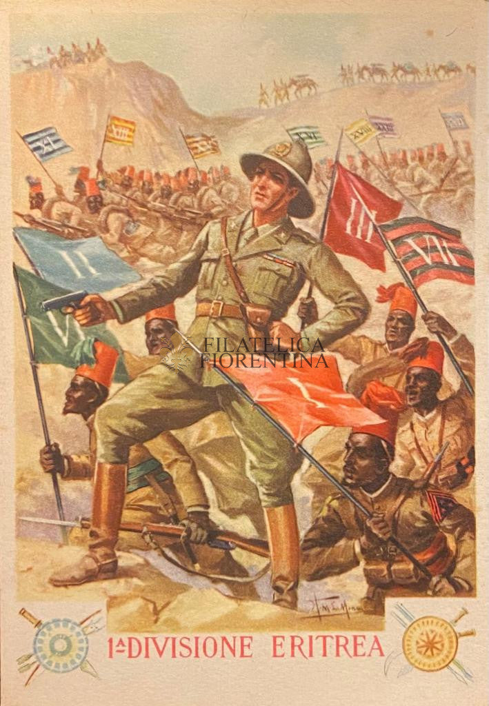 Cartolina "1^ Divisione Eritrea"
