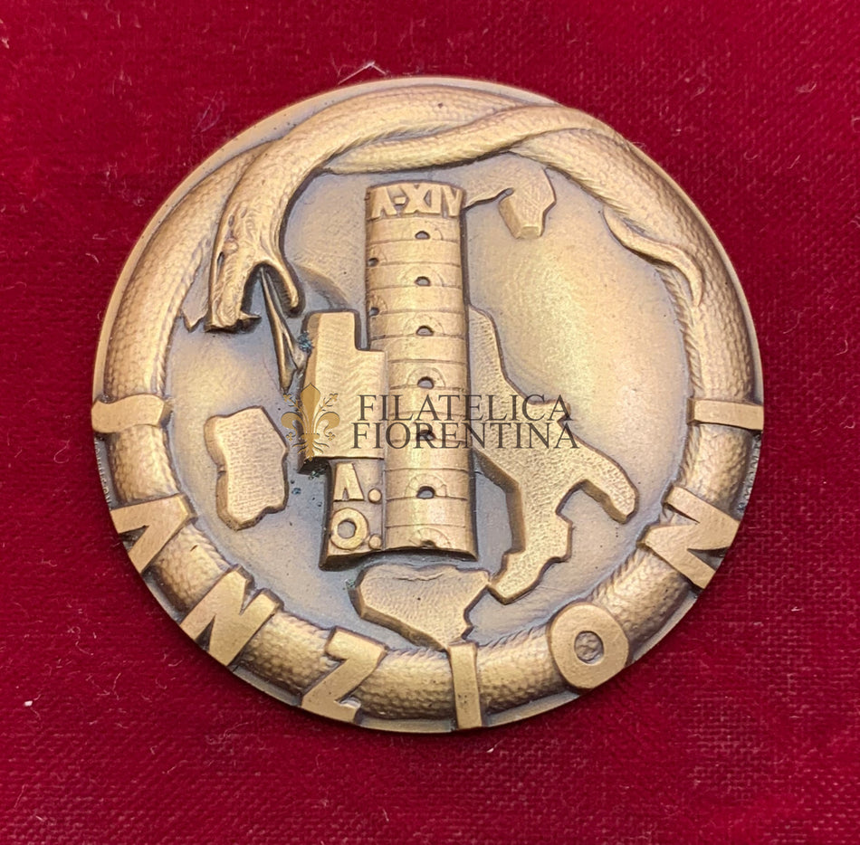 Medaglia Sanzioni "Campagna d'Etiopia Proclamazione dell'Impero - IX Maggio MCMXXXVI" S. Johnson