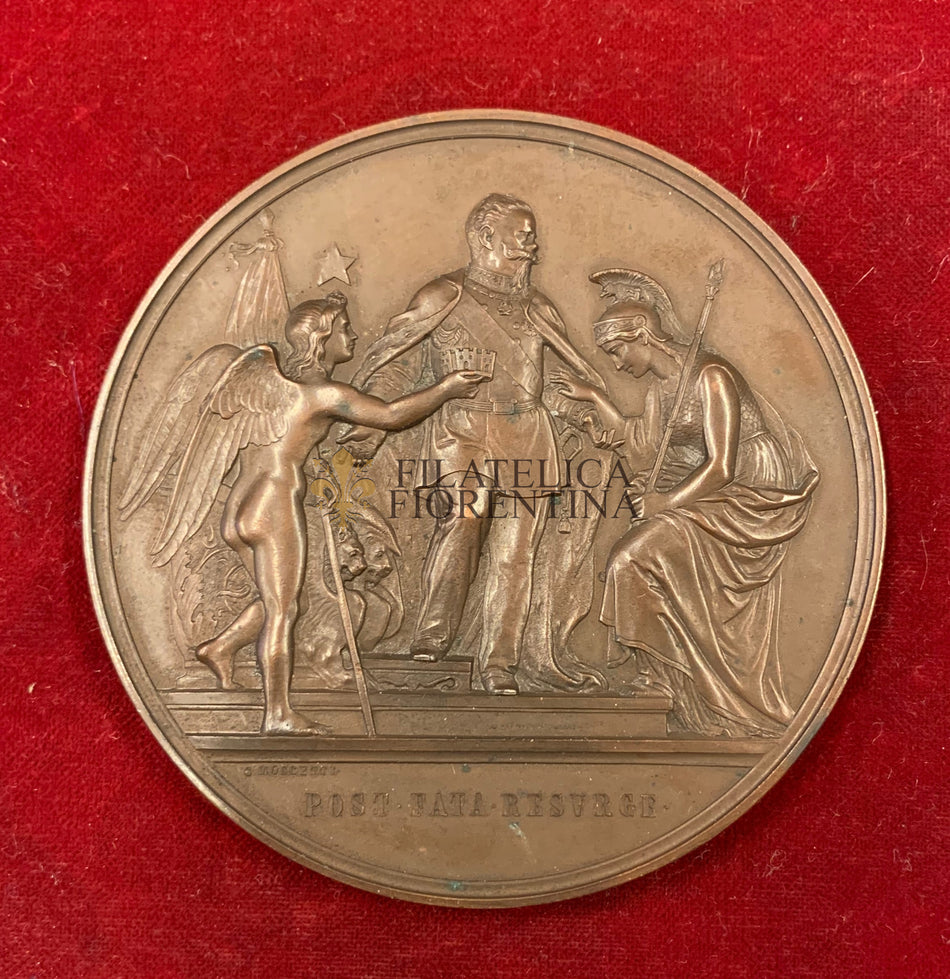Medaglia Vittorio Emanuele II, 1861-1878 "Re d'Italia" - opus C. Moscetti