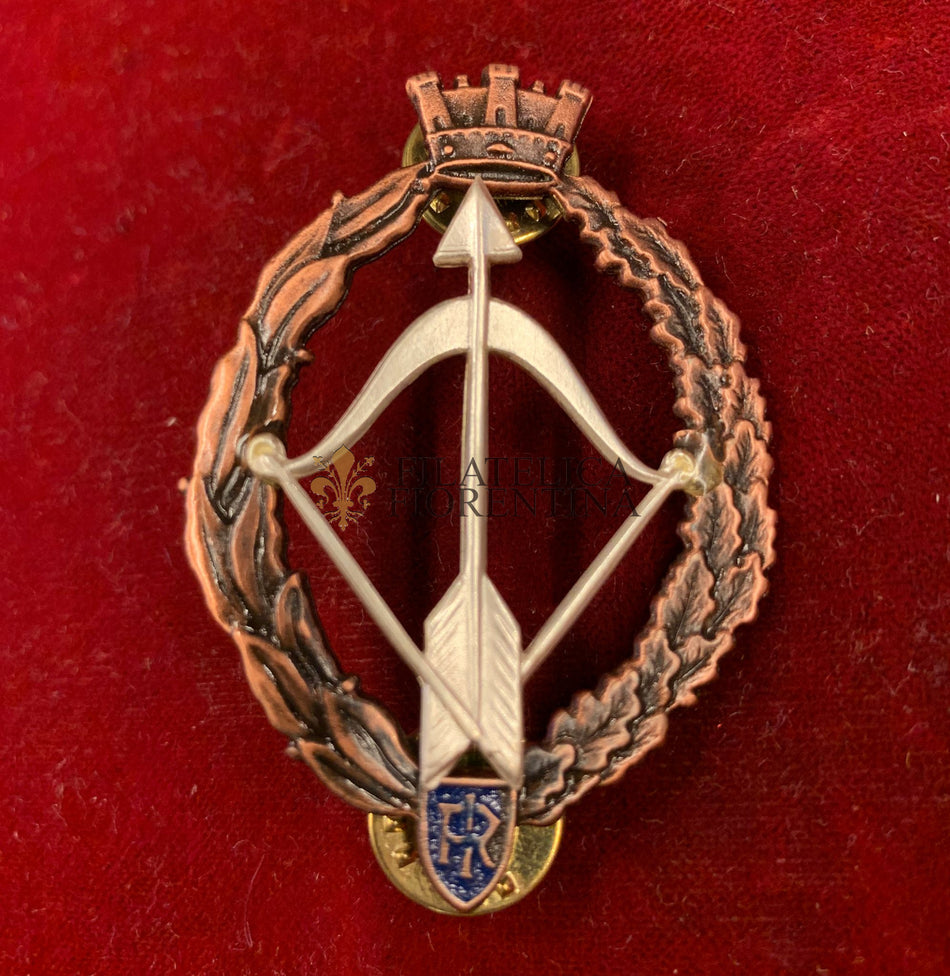 Brevetto di specializzazione "Caccia" - Aeronautica Militare - Grado argento