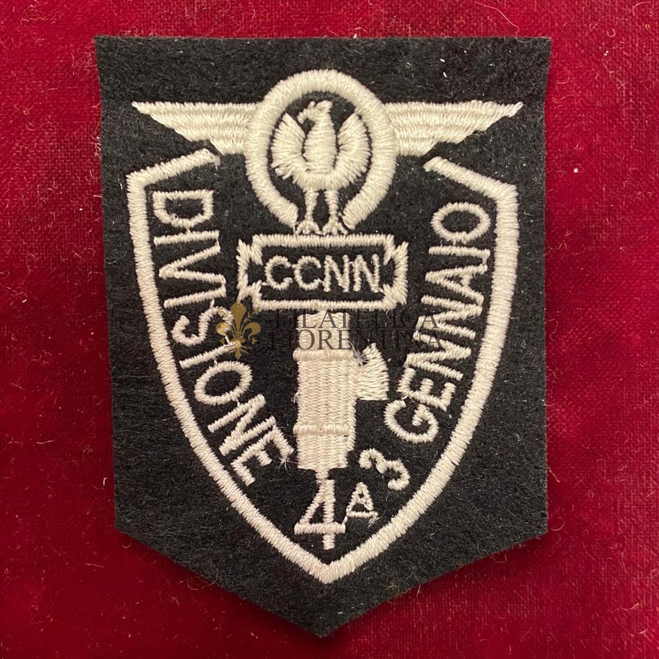 Distintivo della 4^ Divisione Camicie Nere - 3 Gennaio