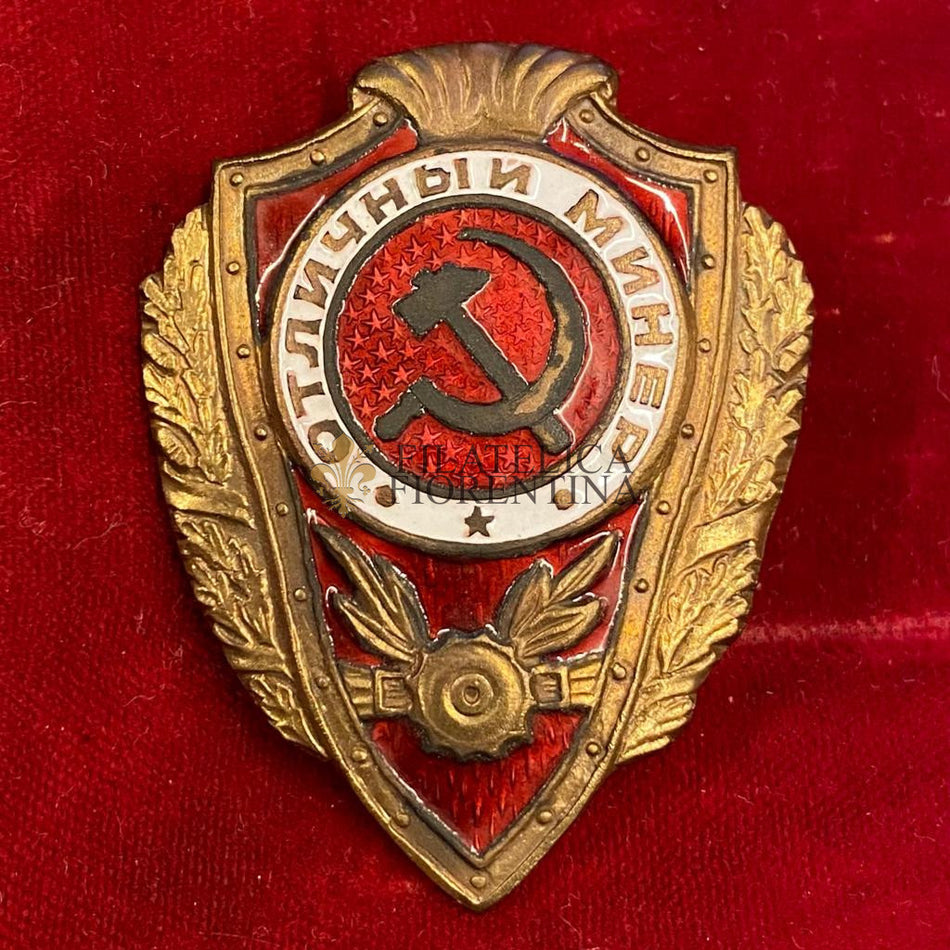 Distintivi di metallo smaltato per elementi scelti (1942 - 43) - Ottimo minatore torped.