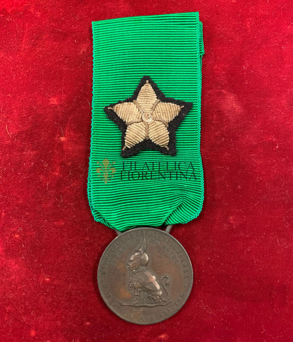 Medaglia "XXV° Anniversario ai veterani dell'ex Granducato di Toscana 1884"