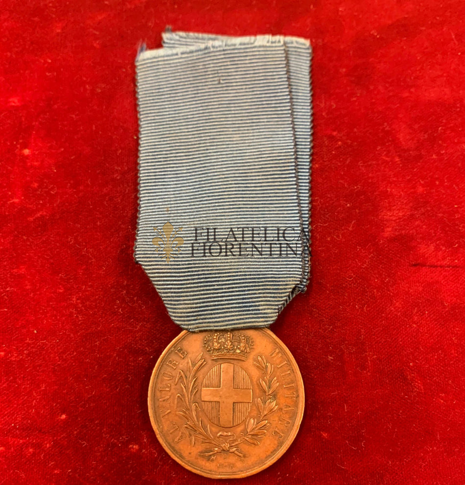 Medaglia in Bronzo del Regno d'Italia "Al Valore Militare" Zecca