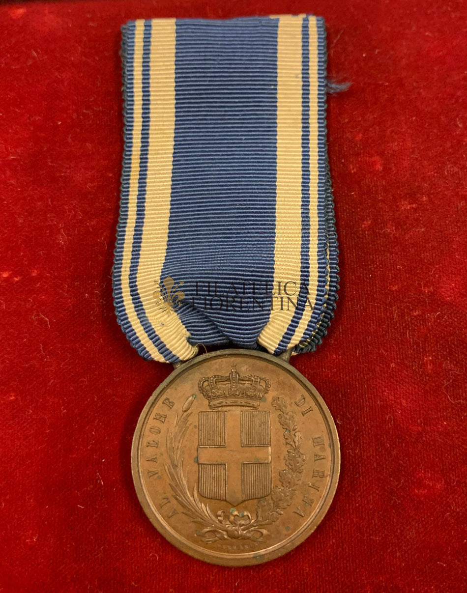 Medaglia in Bronzo "Al Valore di Marina" - nominativa