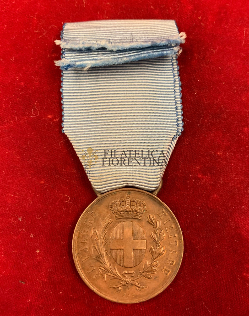 Medaglia in Bronzo del Regno d'Italia "Al Valore Militare" Zecca