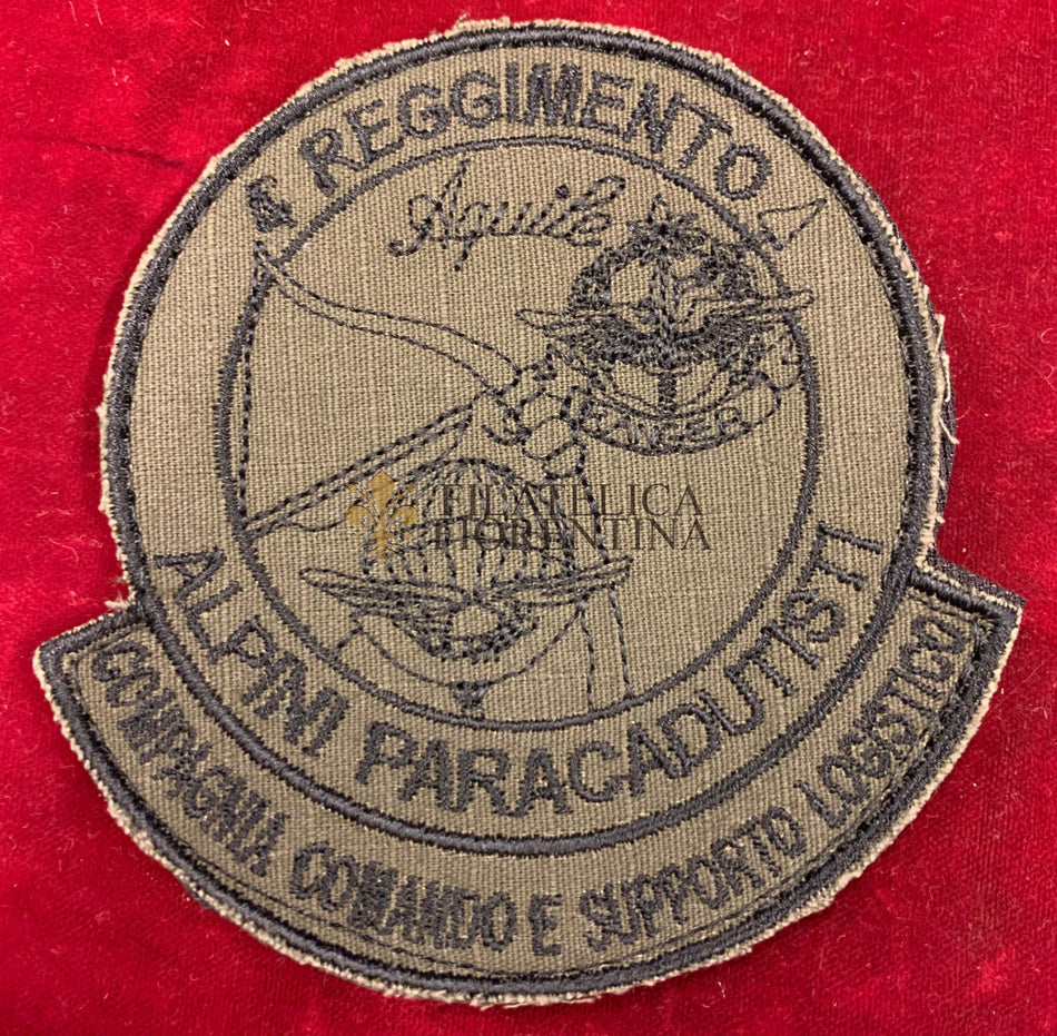 Distintivo del 4° Reggimento ALPINI PARACADUTISTI - Compagnia e Comando Supporto Logistico - AQUILE