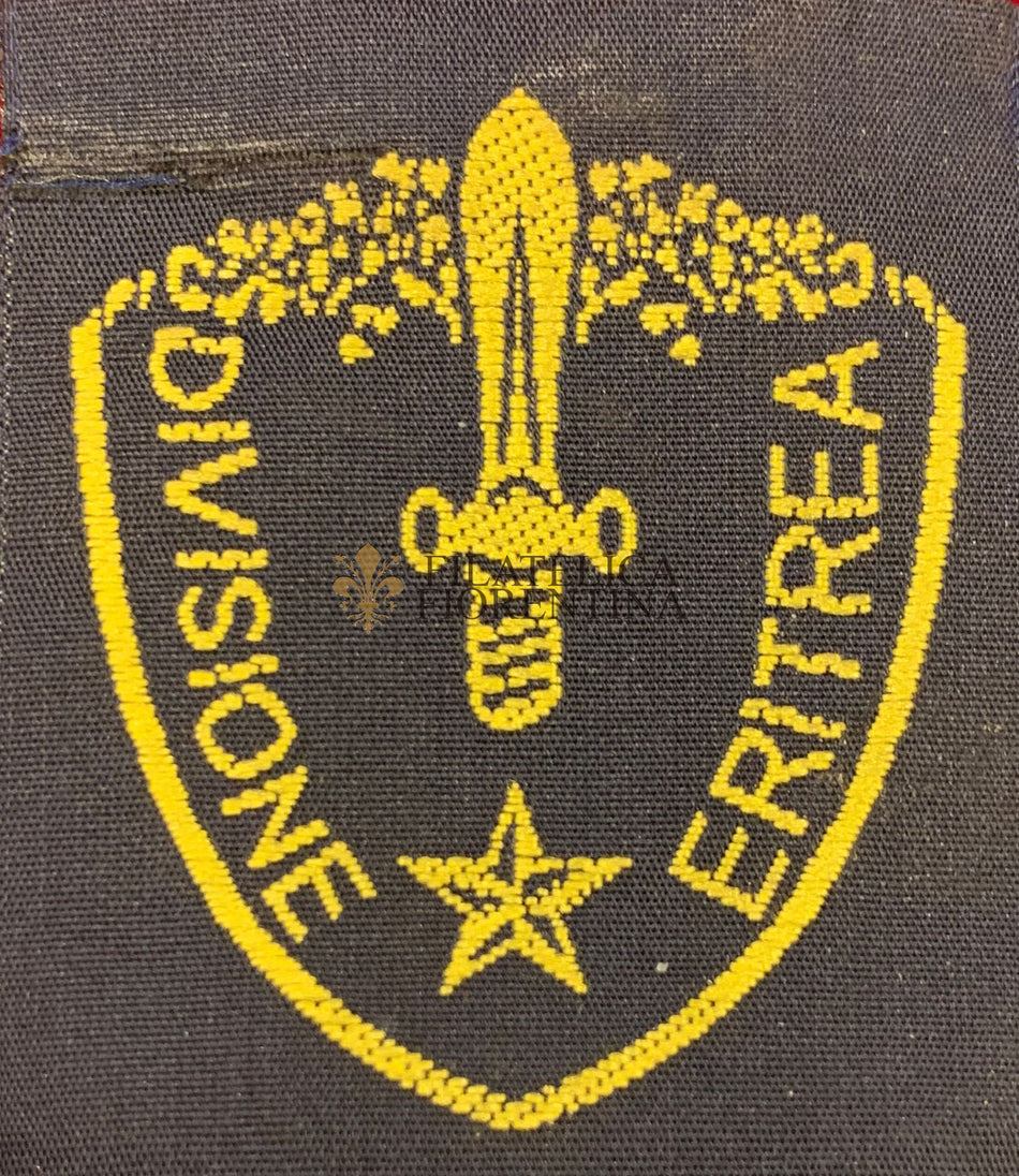 Distintivo da braccio della Divisione Eritrea - raso