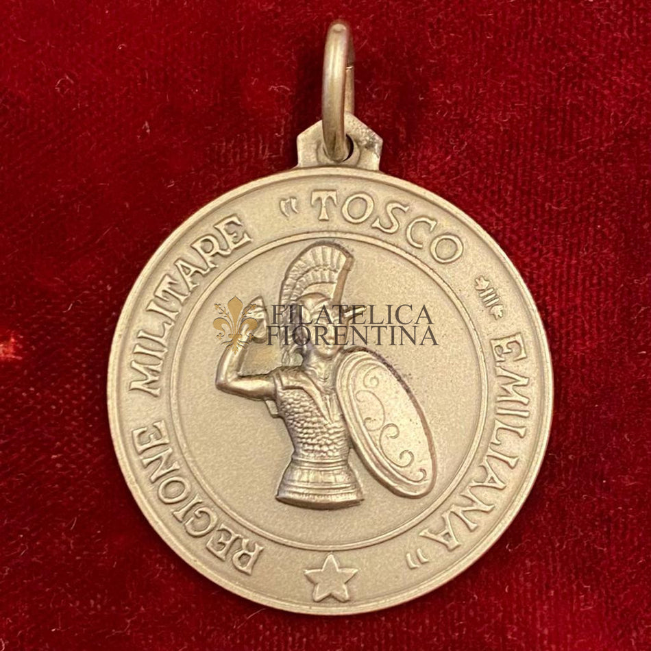 Medaglia in argento 800‰ "Comando Artiglieria - Regione Militare Tosco-Emiliana" - Esercito Italiano