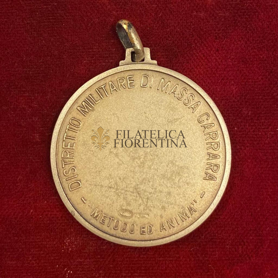 Medaglia in argento 800‰ "Distretto Militare di Massa Carrara / La Spezia" - Esercito Italiano