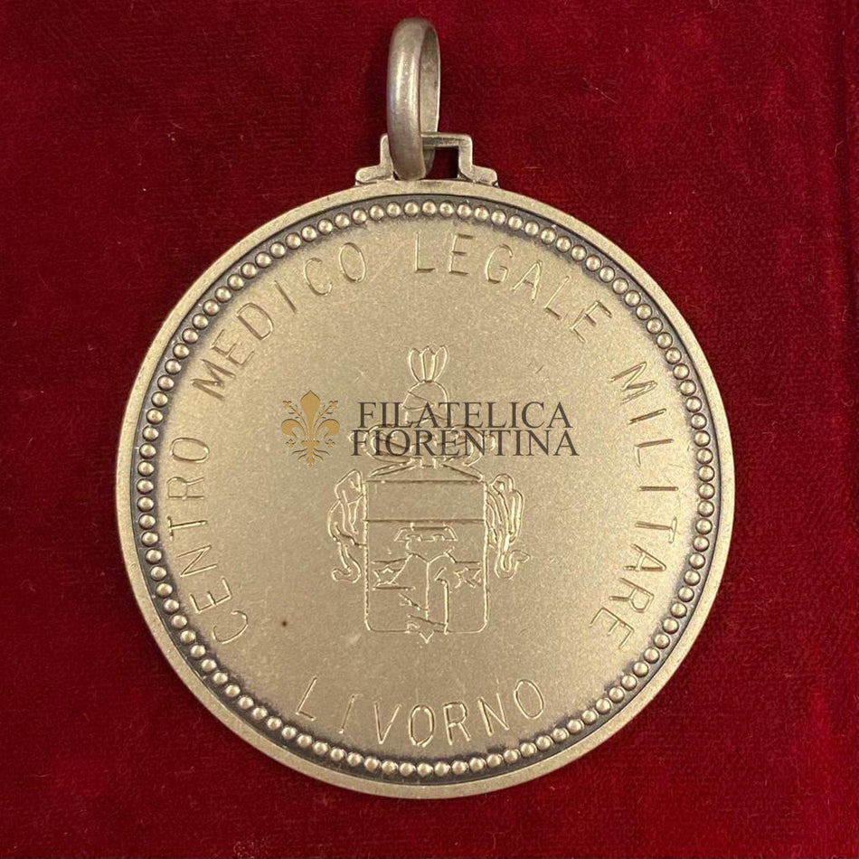 Medaglia in argento 835‰ "Centro Medico Legale Militare Livorno"